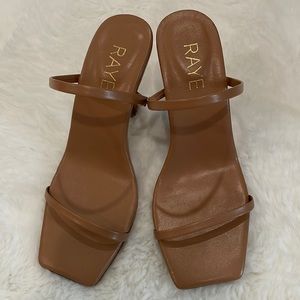 RAYE HEELS - Rouge Heel in Dark Tan